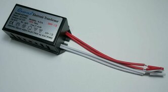 Трансформатор понижающий 60Вт 220В/12В для галогенных ламп IP20