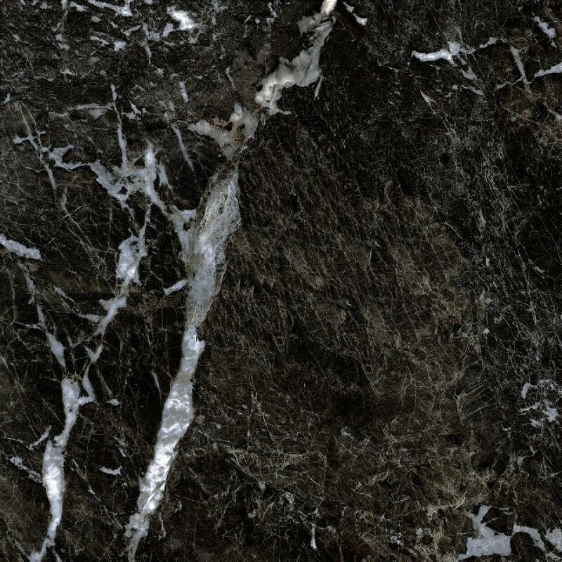 Керамогранит Gresse Simbel Carbon мрамор черно-белый 60x60 см (GRS05-03) (1.44 м2)