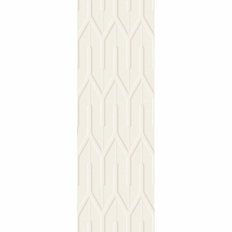 Настенная плитка Paradyz Nightwish Bianco B Struktura Rekt 25x75 см (1.3 м2)