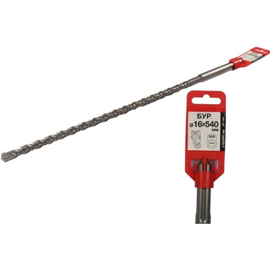 Бур Спец SDS-max 16х540 мм рабочая часть 