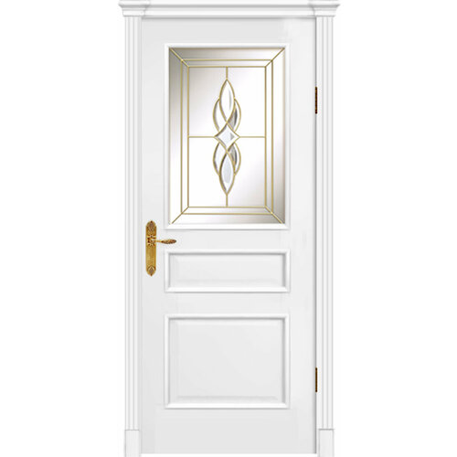 Межкомнатная дверь Дариано Чикаго витраж Престиж эмаль межкомнатная дверь дариано чикаго гравировка орнамент эмаль