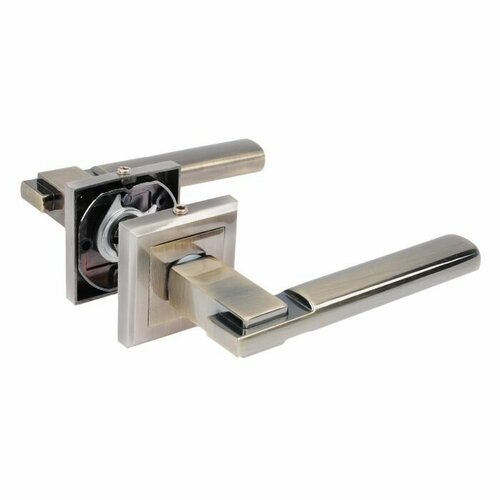 Ручка дверная `чибис` AL-349-AB кронос (бронза) алюм, раздельная