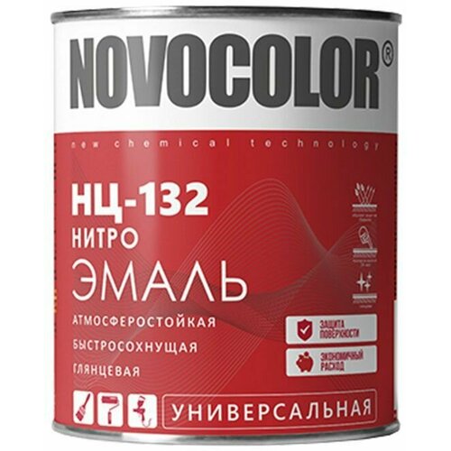 Новоколор нитроэмаль НЦ-132 белая 07кг новоколор нитроэмаль НЦ-132 белая 07кг ГОСТ 456₽