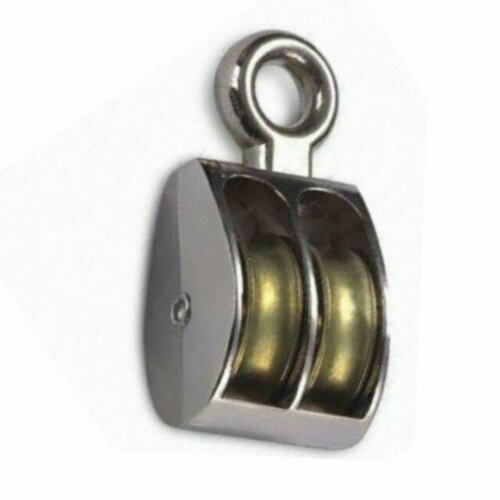 Блок двойной 50мм металлический ролик 500₽