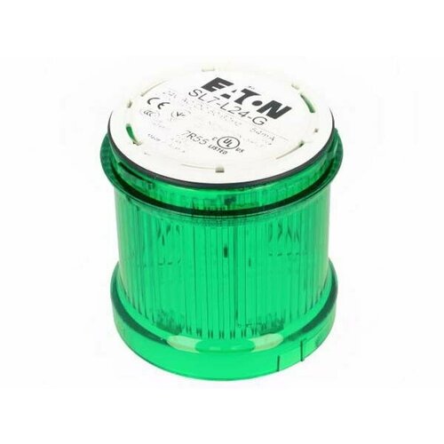 Сигнализатор EATON SL7-L24-G Сигнализатор: световой, LED, зеленый, 18-30ВDC, 18-26ВAC, IP66, SL7, 1шт