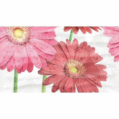 Панно Ceradim Dec Gerbera Panno A КПН16GerberaA 25х45 см (6 шт.) керамическая плитка ceradim dec tango panno a кпн16tangoa панно 25x45 цена за штуку