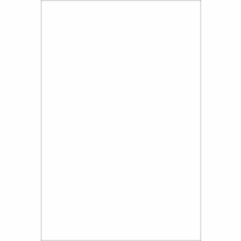 фото Плитка настенная Нефрит-Керамика Однотонная белый 20х40 см (00-00-4-08-00-00-000) (1.2 м2)