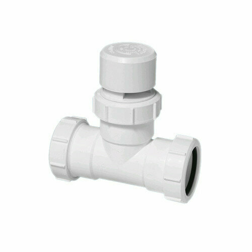 MCALPINE Тройник с вентиляционным клапаном McALpine VP32T