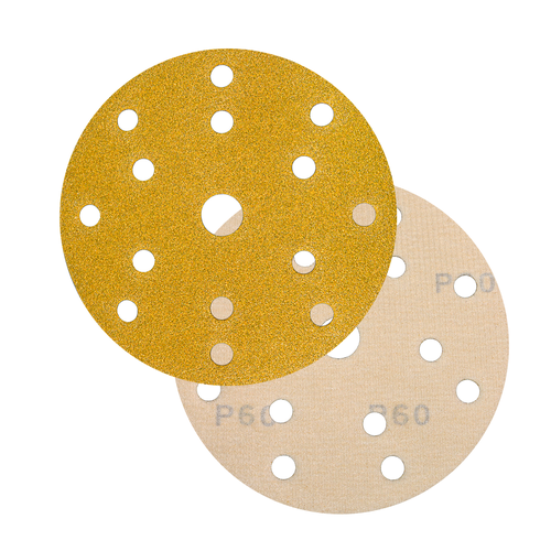 Круг шлифовальный P60 Betacord Yellow Diamond на бумаге 15 отв. D150 мм (50 шт)