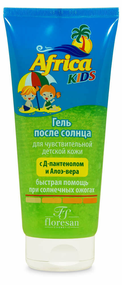 Гель после солнца Floresan Africa Kids для чувствительной детской кожи