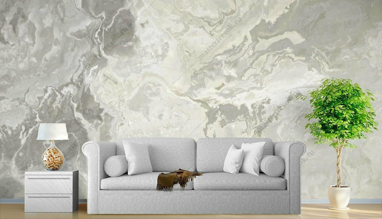 фото Фотообои Срез серого мрамора 275x458 (ВхШ), бесшовные, флизелиновые, MasterFresok арт 9-1071