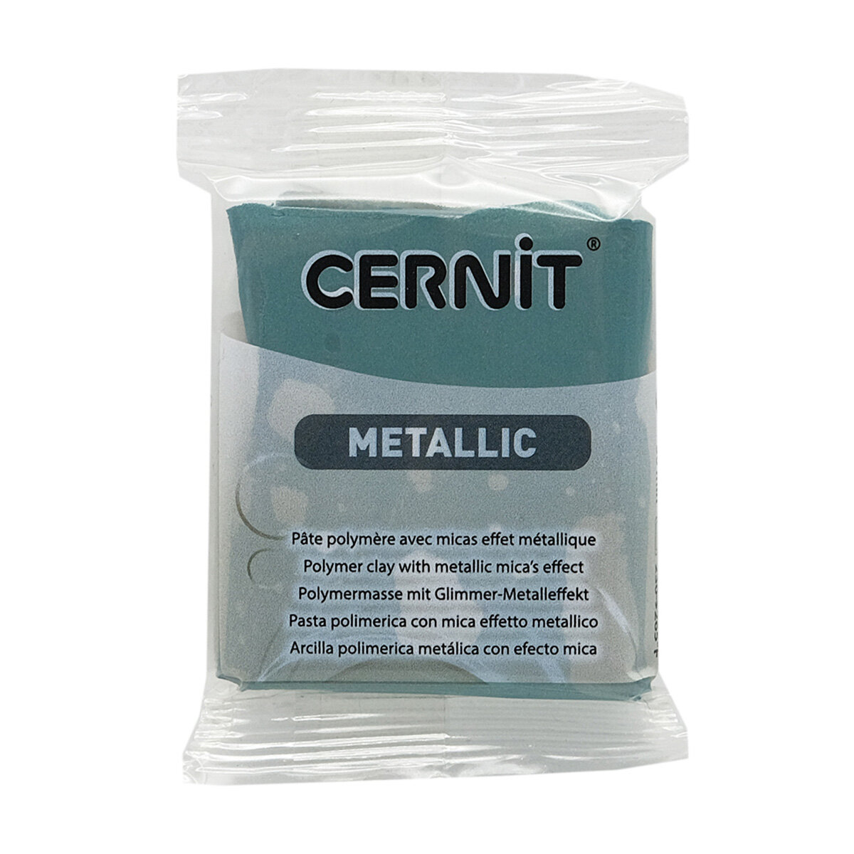 Пластика полимерная запекаемая 'Cernit METALLIC', 56 г (054 тюркиз золото)