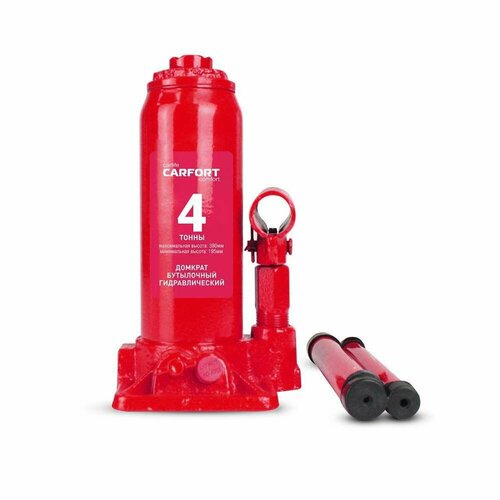Домкрат телескопический гидравлический CARFORT 4т сумочка подъём 195-380мм 2769₽
