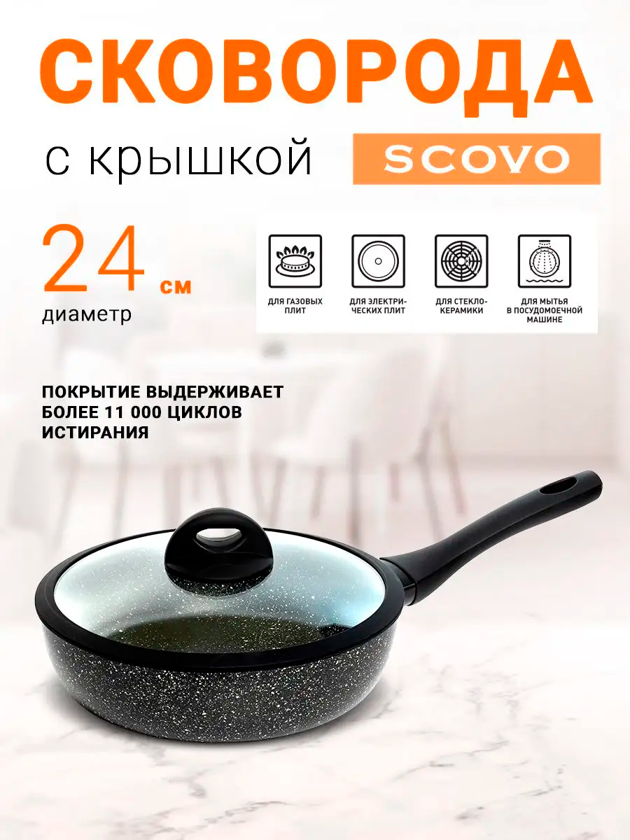 Сковорода Scovo HI-BLACK