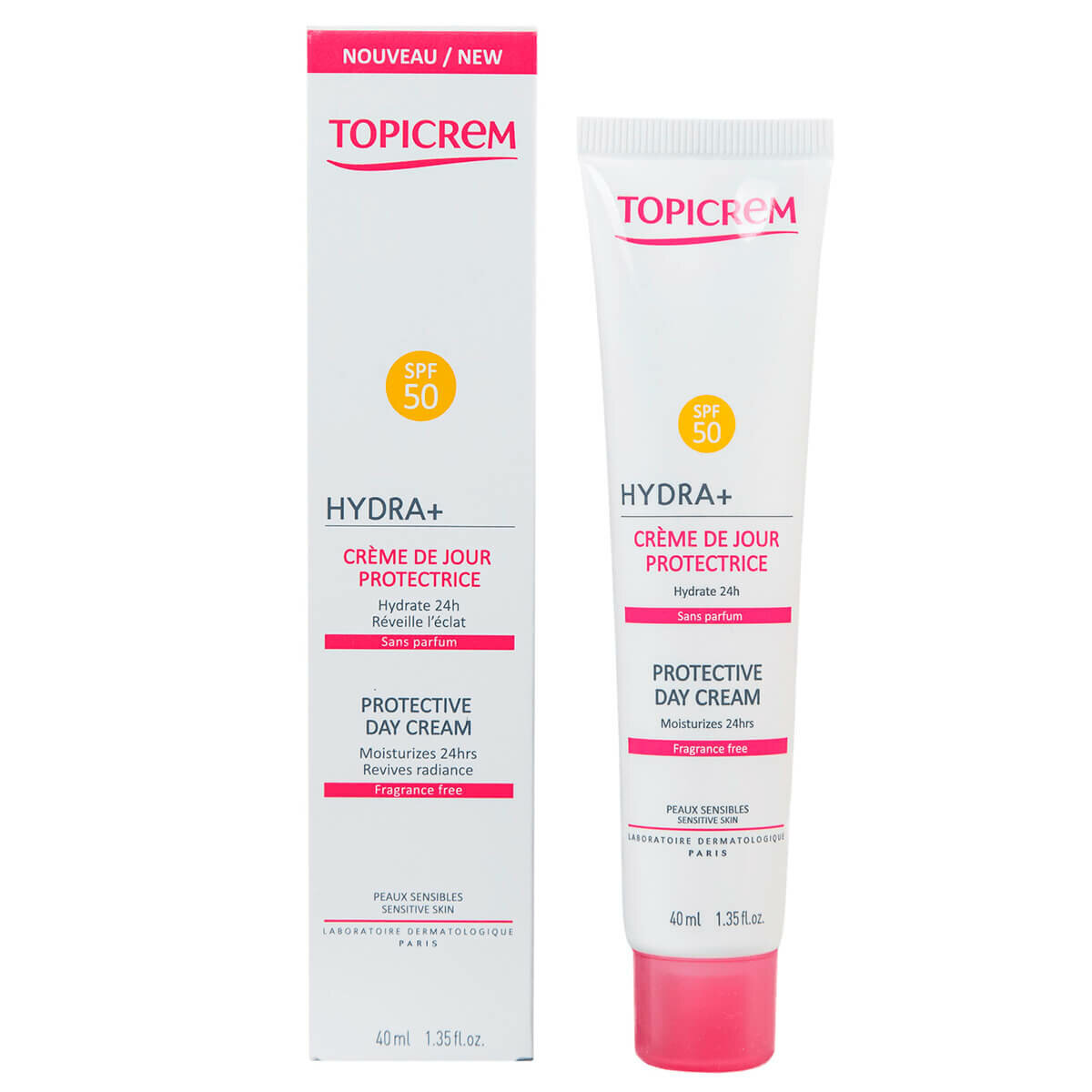 TOPICREM Дневной крем с защитным фактором SPF 50, 40 мл, Topicrem