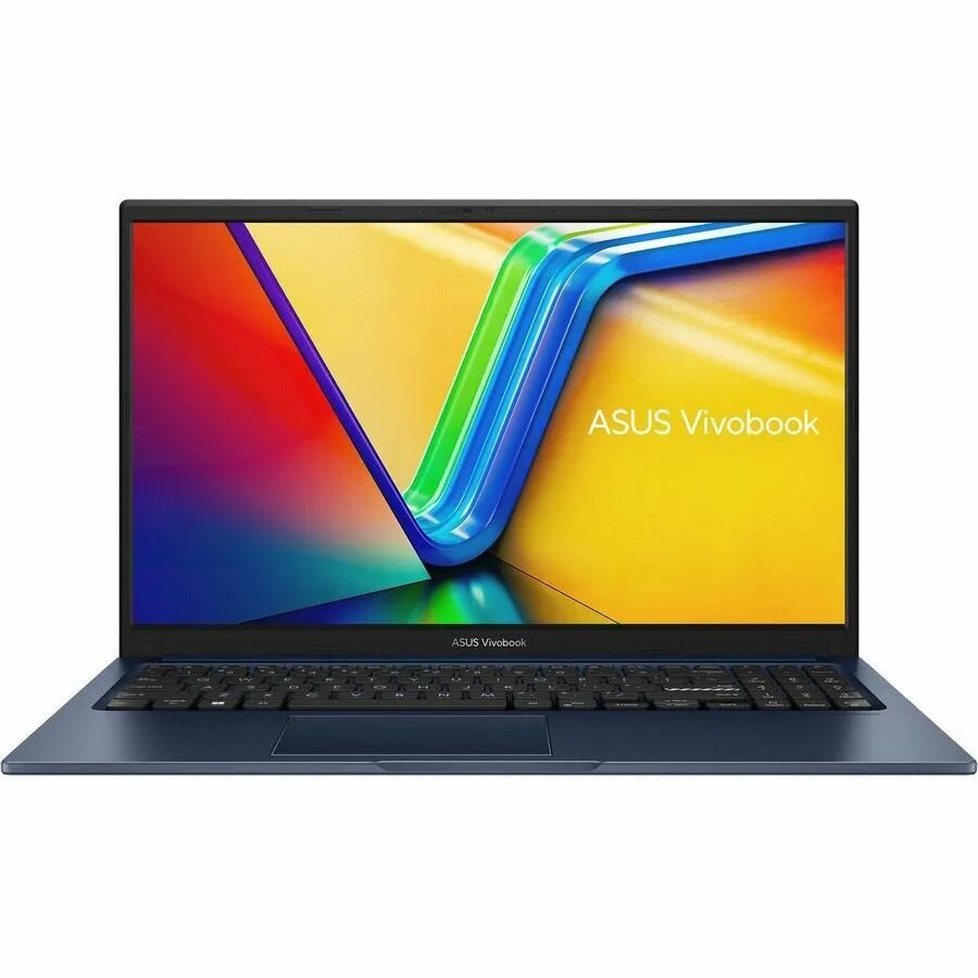 Ноутбук ASUS VivoBook 15 X1504VA-BQ346 15.6" (1920x1080) IPS/Intel Core i7-1355U/16 GB DDR4/512 GB SSD/Intel Iris Xe Graphics/Без ОС, синий (90NB10J1-M00EV0)