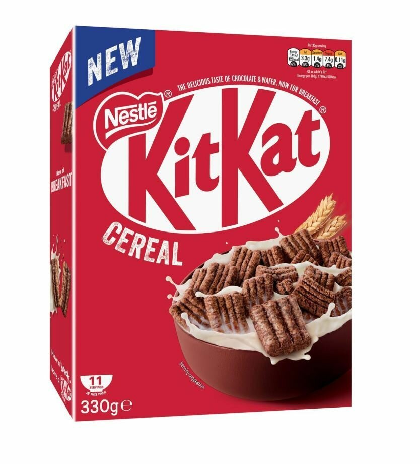 Сухой завтрак Nestle KitKat Хрустящие шоколадные подушечки 330 гр (Испания)