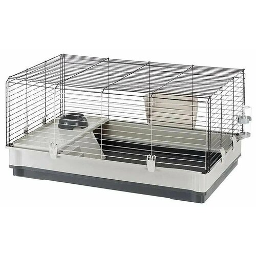 Ferplast Krolik Large клетка для кроликов и морских свинок, серый поддон 100х60х50 см