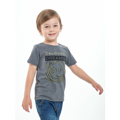 фото Футболка mini maxi, размер 98, серый