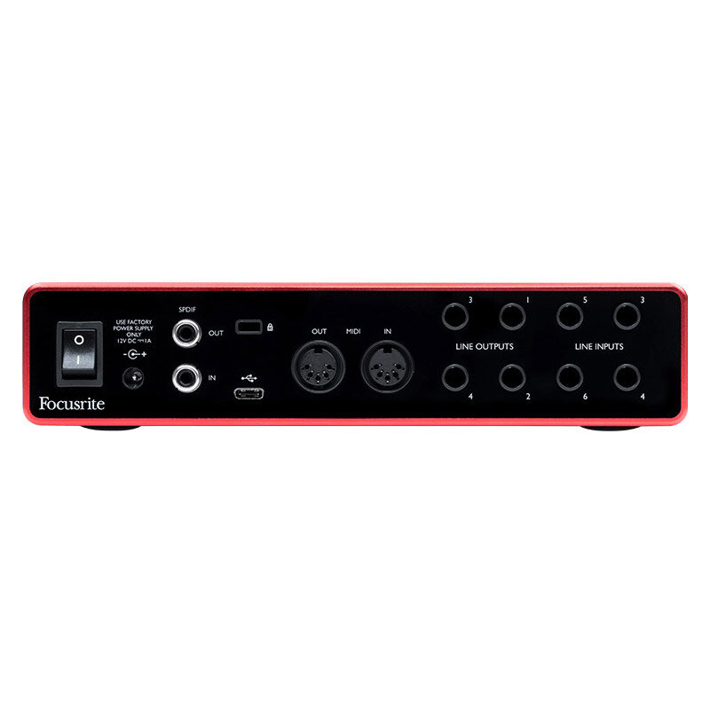Внешняя звуковая карта Focusrite Scarlett 8i6 3rd Gen — фото 3