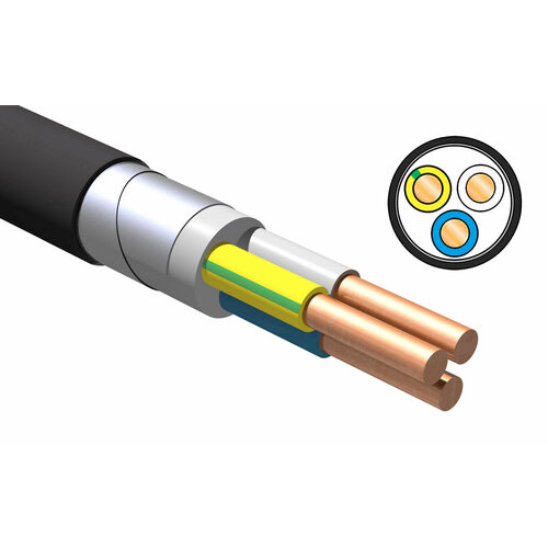 Кабель ВБШвнг(А) LS 3х2,5 ГОСТ (60 метров) NVO