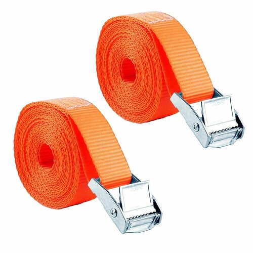 Стяжка для крепления груза Набор крепежных ремней 2 шт 25 метра 25мм 700 кг 514₽
