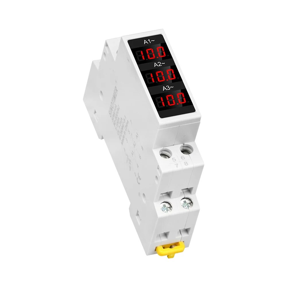 Амперметры Aideepen SDM010A трехфазный амперметр 100A, Red