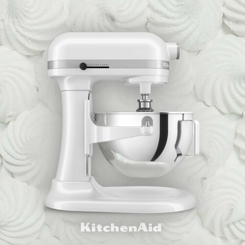 Планетарный Миксер KitchenAid Heavy Duty 5KSM55SXXEWH 52 л белый 121210₽