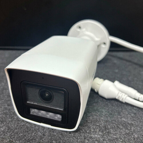 IP камера HiWatch DS-I450LD 28mm уличная 4МП 2560x1440 H265 965гр IP67 PoE ColorVu белая 12300₽