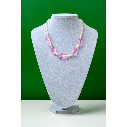 Бусы Bohemia Style, хрусталь, розовый