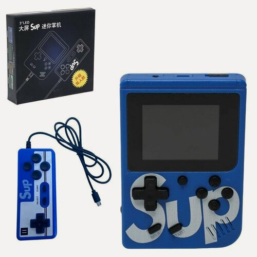 Изображение товара Игровая приставка портативная SUP Game Box 400 в 1 с джойстиком для телевизора ; консоль с геймпадом синий