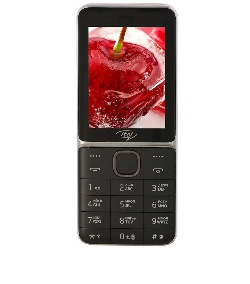 Сотовый телефон Itel it5626, 2.8", 3 sim, microSD, 0.3 Мп, BT, FM, 2500 мАч, черный