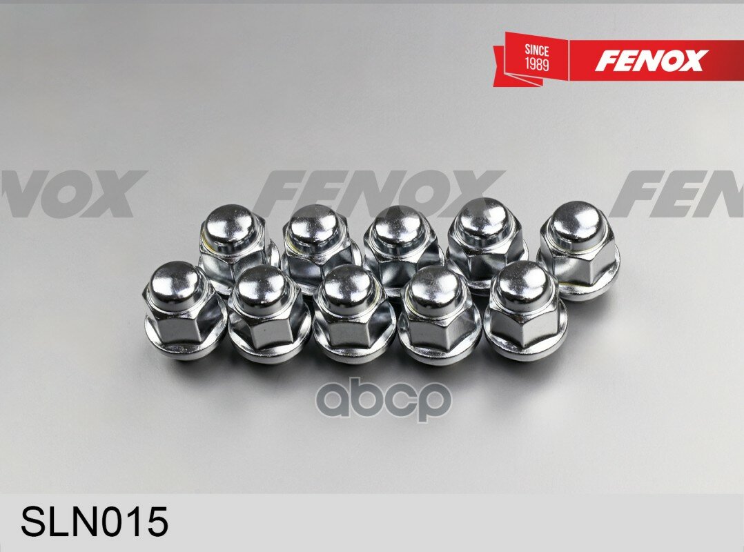Колесная гайка M12x1.5/S21/H35.7 - хром, сталь FENOX арт. SLN015
