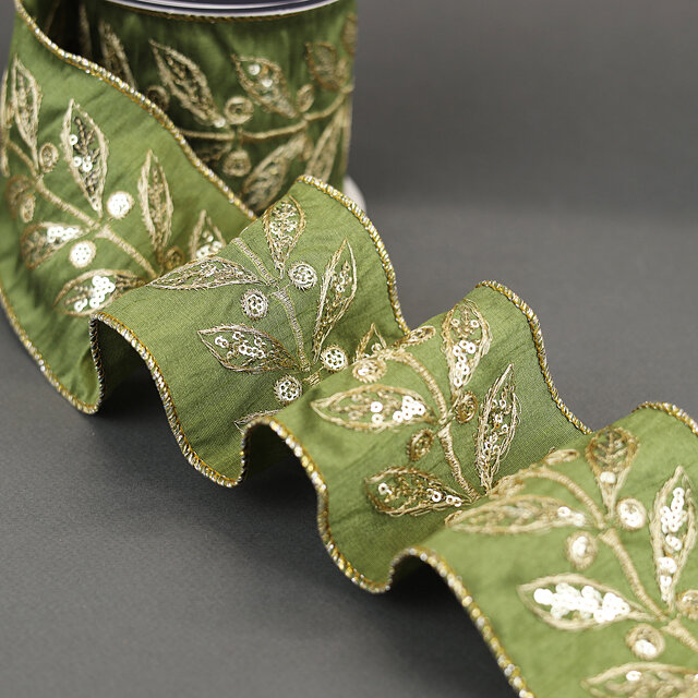 Декоративная лента Bella Olive: Fiore 500*10 см