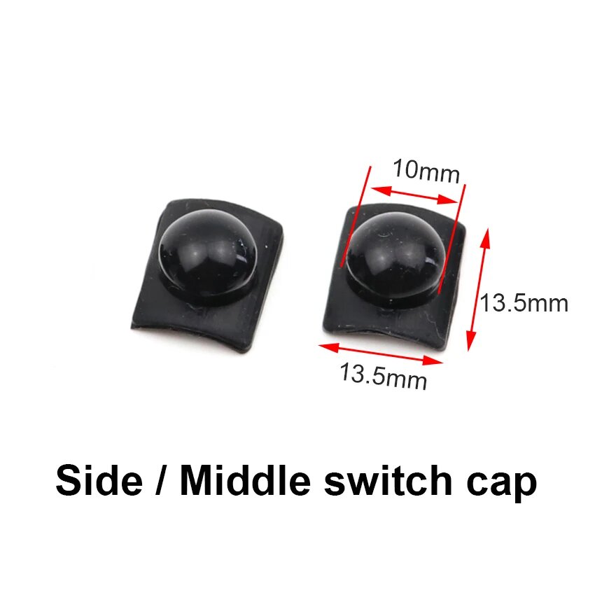 Силиконовые колпачки для переключателей фонаря 2 шт, Side switch cap