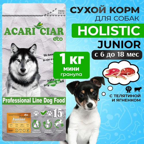 Сухой корм для собак ACARI CIAR JUNIOR 1кг MINI гранула