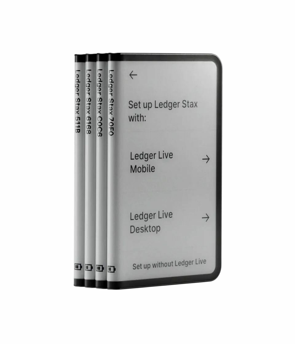 Аппаратный криптокошелек Ledger Stax + чехол Magnet Shell - холодный кошелек для криптовалют — фото 1