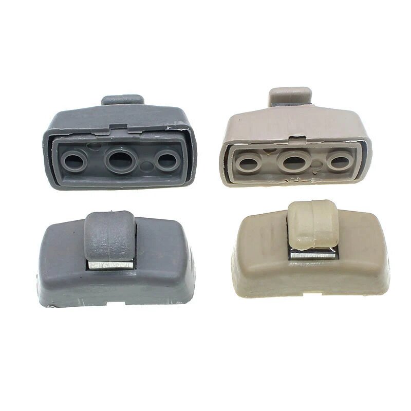 Крючок для солнцезащитного козырька, вешалка для VW Bora IV Golf 4 GTI Jetta A4 Passat B5 B6 Polo 9N Beetle Caddy Skoda Octavia 2 A5 1 шт, серый — фото 1