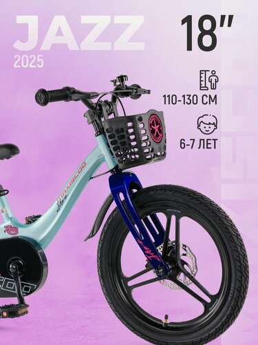 Изображение товара Велосипед детский двухколесный Maxiscoo JAZZ Pro 18" (2025) MSC-J1844P