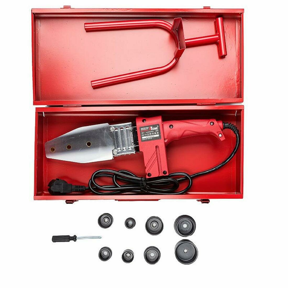 Паяльник для пластиковых труб EPC40/15-1 (1500Вт 4 насадки кейс) №1