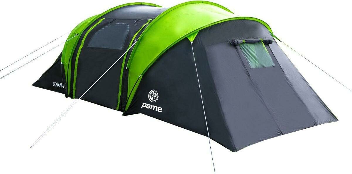 Decathlon Палатка туристическая Peme Bojan 4-местная, 2 спальни