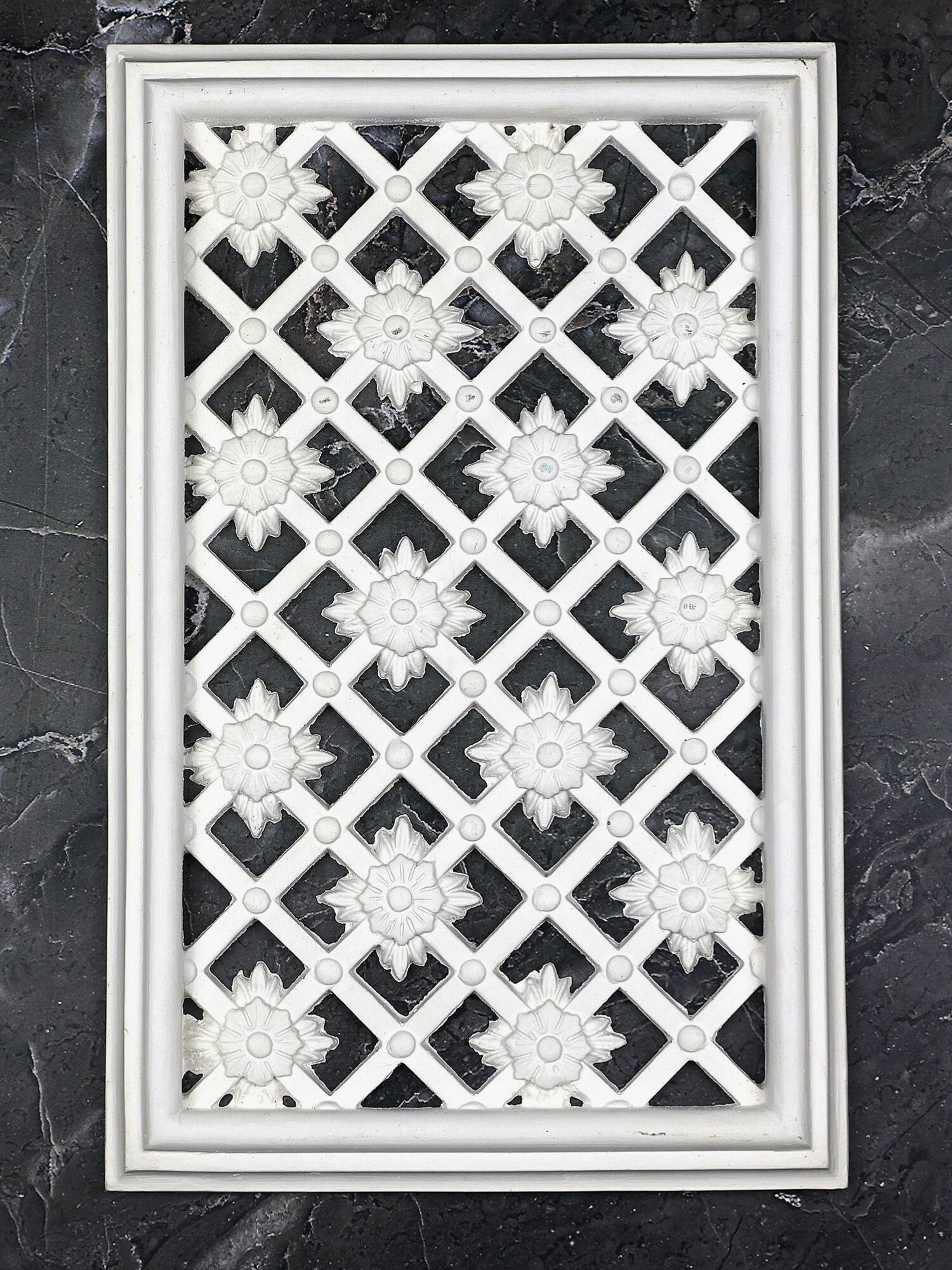 Вентиляционная решетка из искусственного камня в дом кухню и ванную . Артикул ДР-001 размер 30х195 см