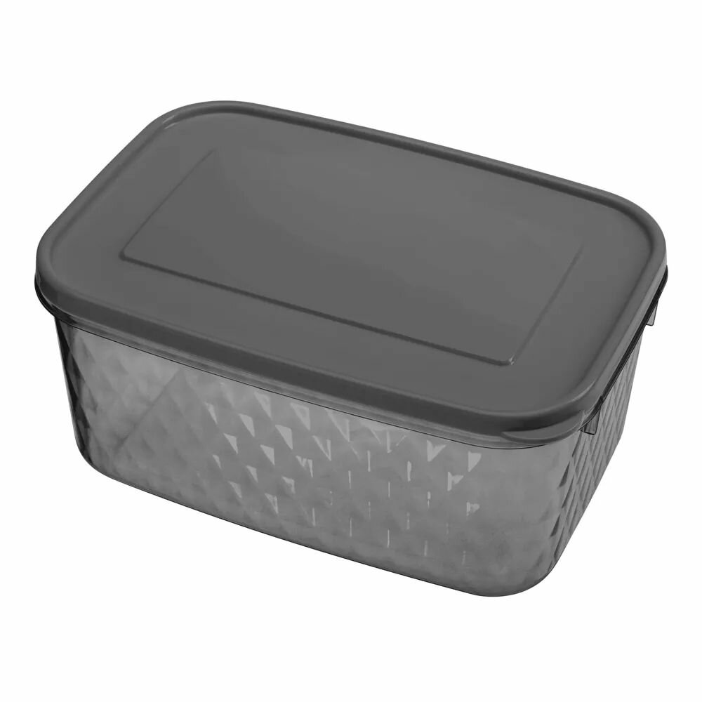 Контейнер для замораживания и хранения продуктов 13 л черный