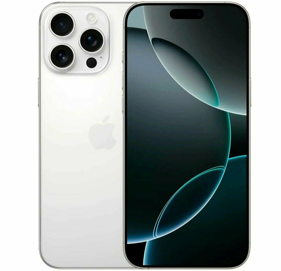 Смартфон iPhone 16 pro 128Gb white titanium белый Dual: 2 SIM