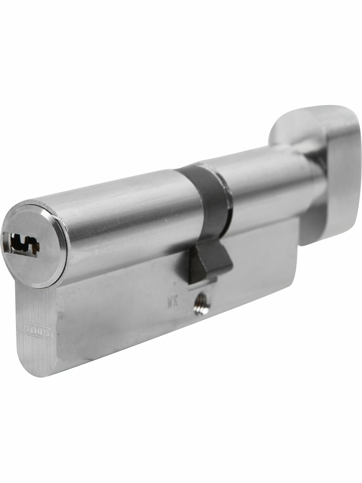 Цилиндр Abus KD6N Z45/K35 45x35 мм ключ/вертушка цвет никель