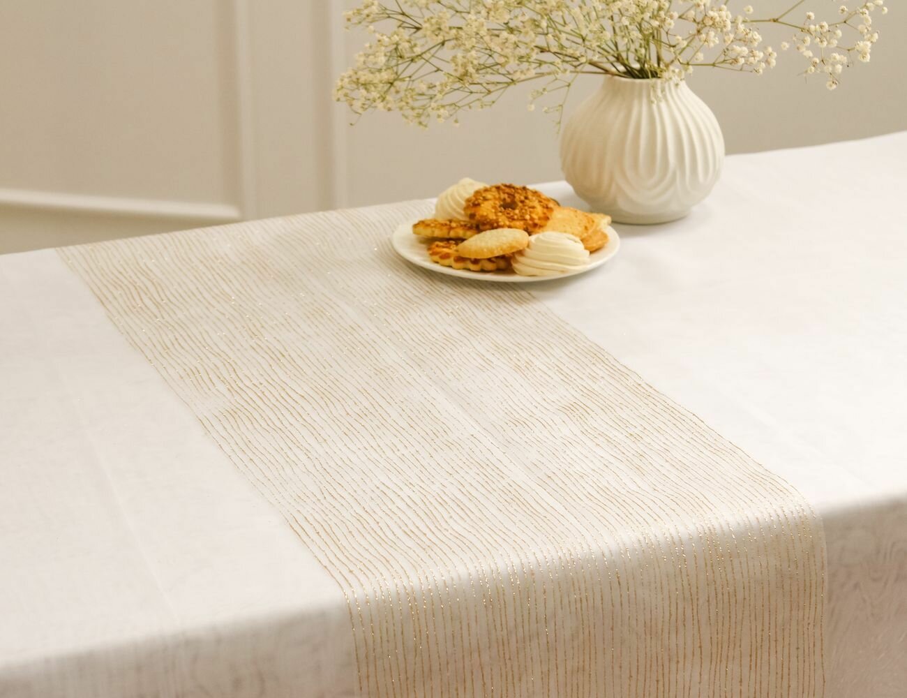 Ткань для декорирования мишель текстиль шампань 270х28 см Edelman 1162656-2