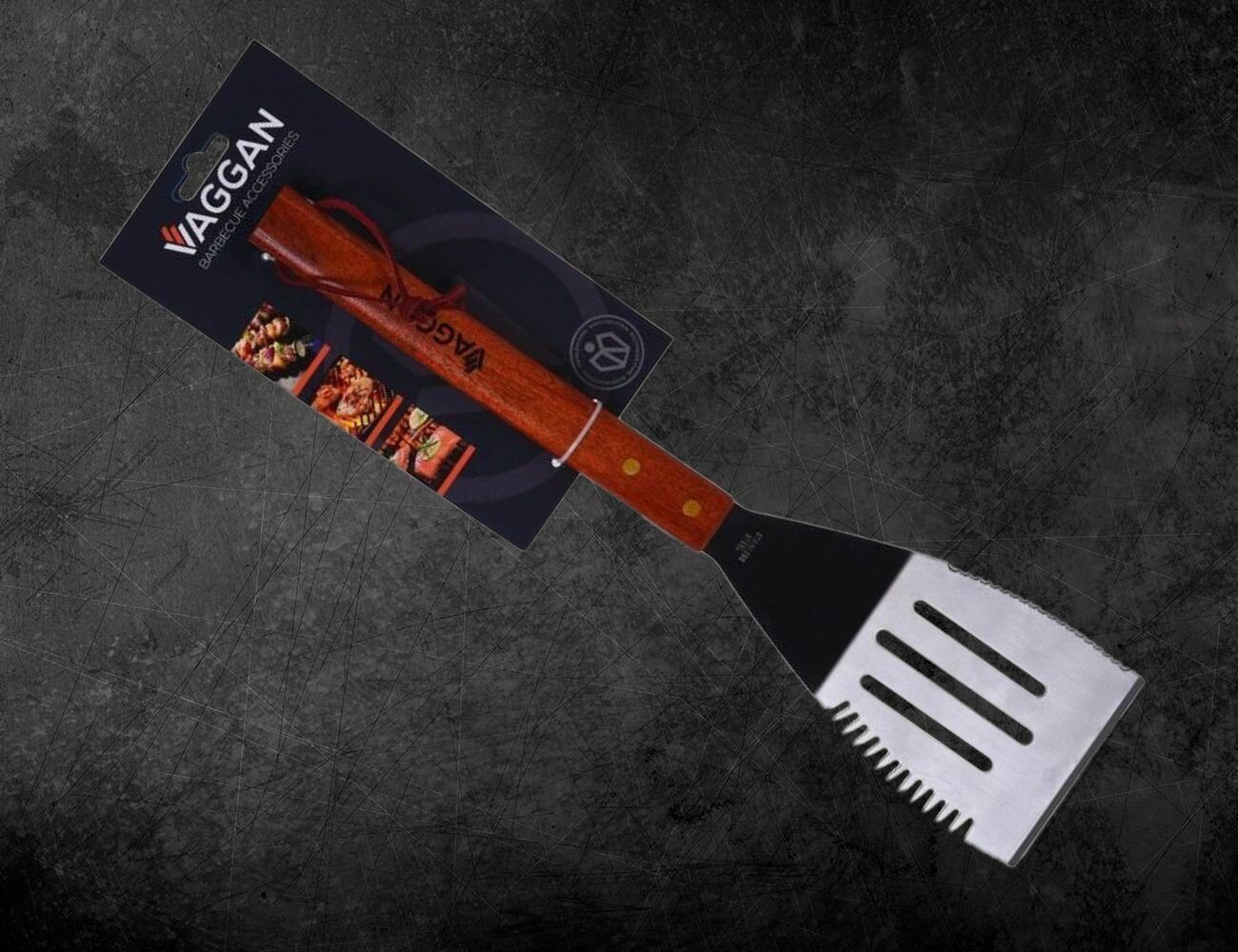 Лопатка для барбекю вагген, нержавеющая сталь, дерево, 41 см, Koopman International C80900730