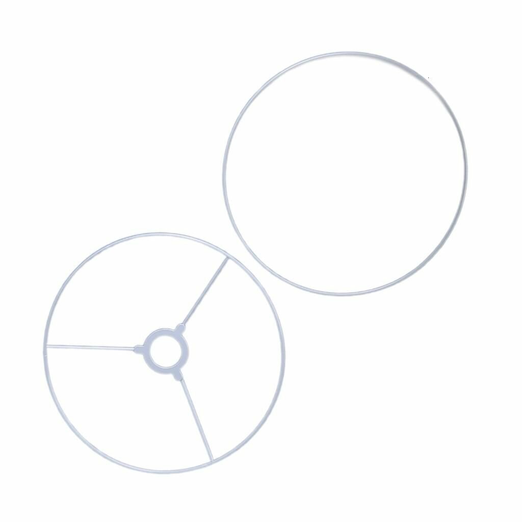 Железный каркас абажура своими руками-диаметр 35 см