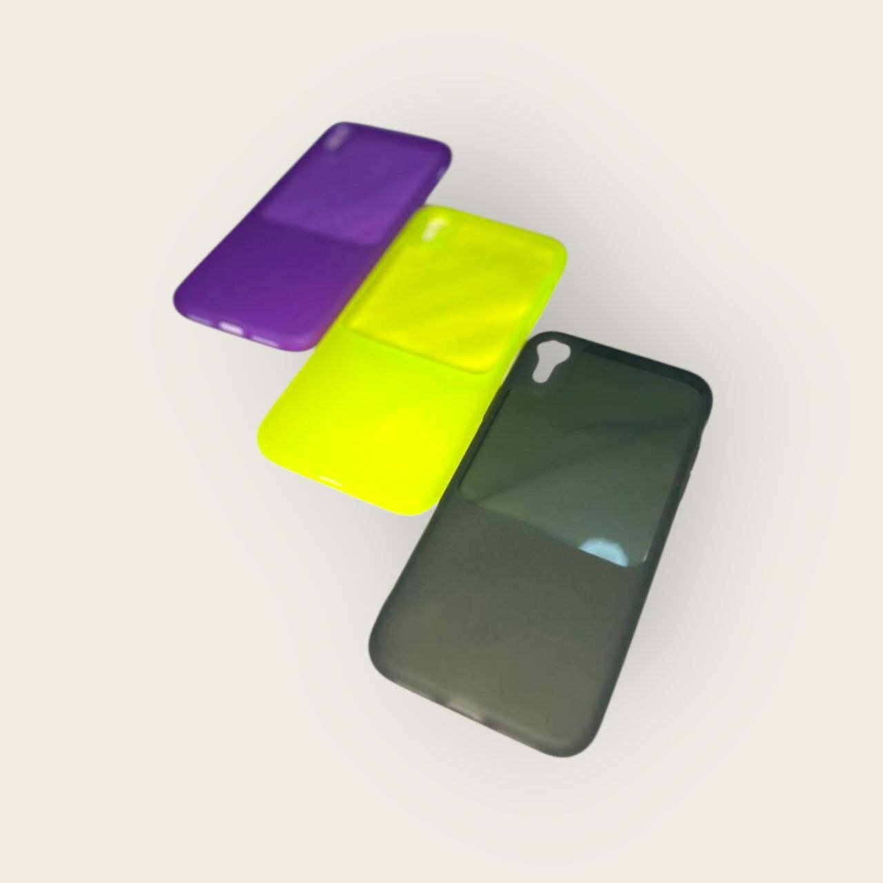 Необычный силиконовый чехол для iPhone XR, в ассортименте цветов
