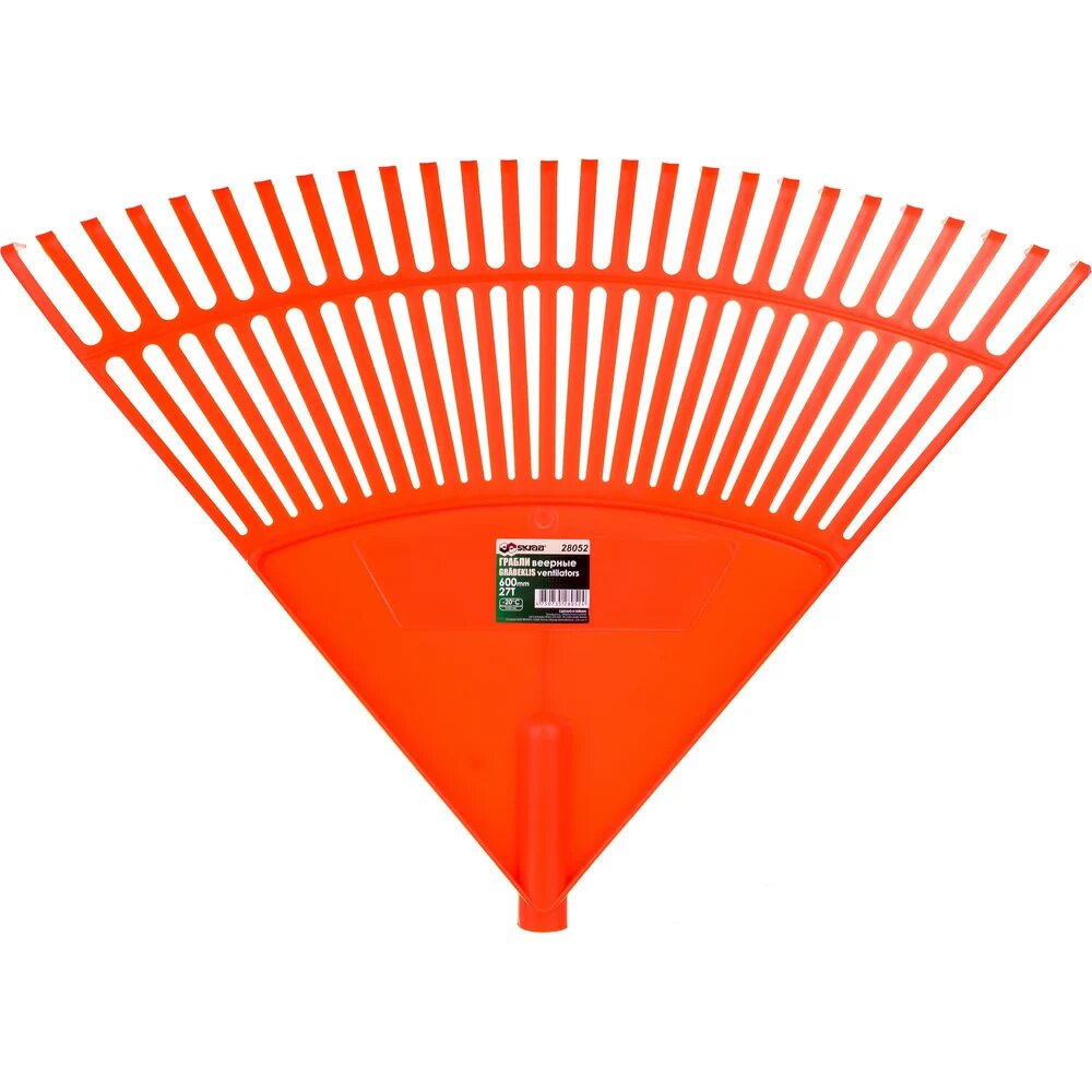 SKRAB Грабли веерные пластиковые 600мм. х27з. б/рукоятки 28052